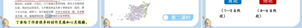 24人教统编版-小学六年级上册第一单元2 丁香结课件