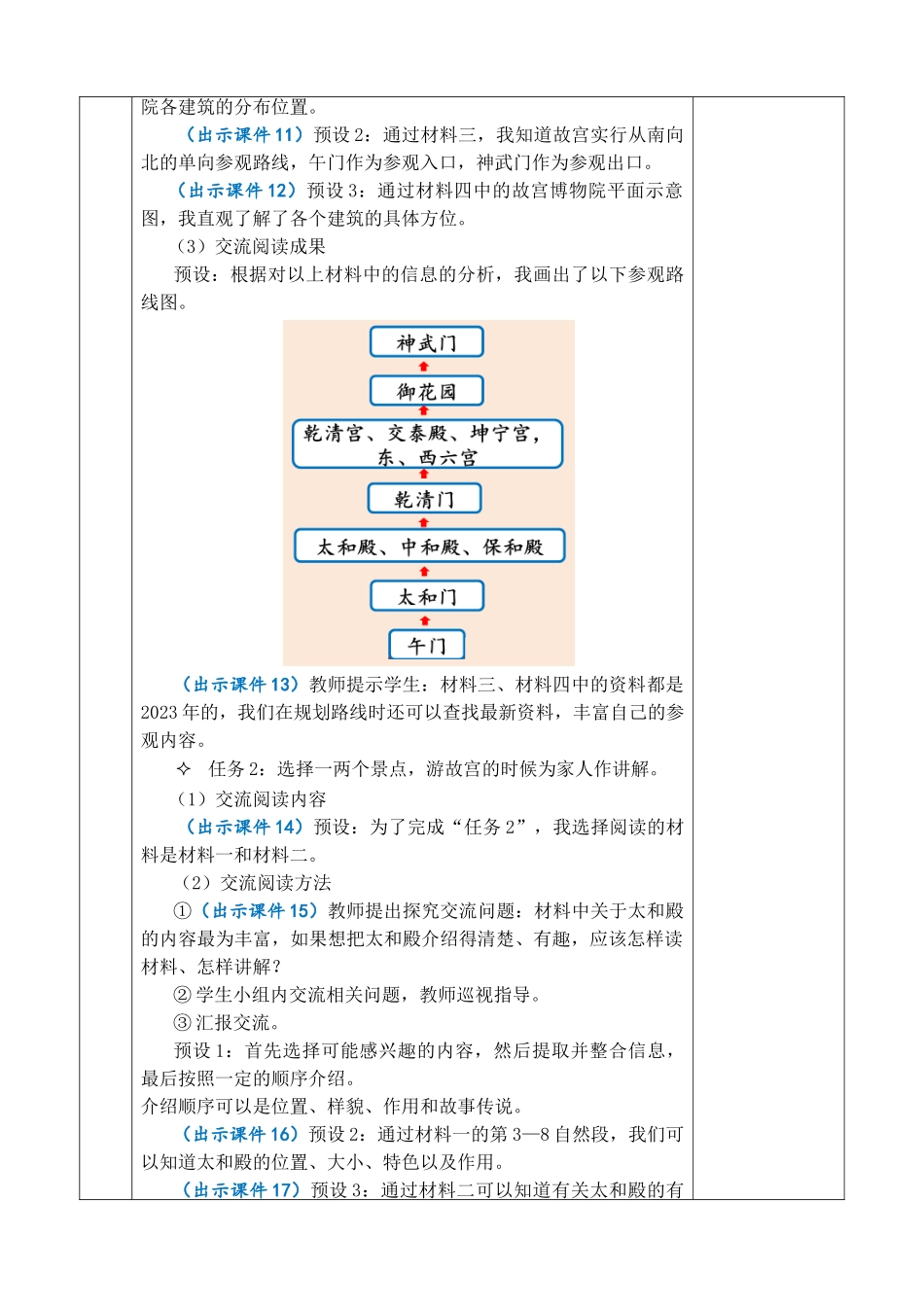 2025秋人教统编版-小学六年级上册第三单元12 故宫博物院 教案_第3页