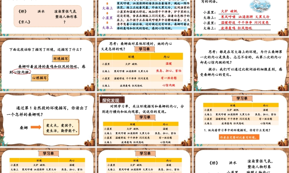 （24人教统编版）小学六年级语文上册第四单元14 穷人课件