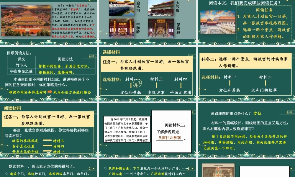 25秋人教统编版小学语文六年级上册第三单元12 故宫博物院课件