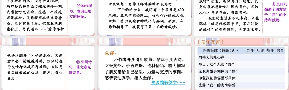 25秋人教统编版-小学语文六年级上册第八单元习作：有你，真好 课件