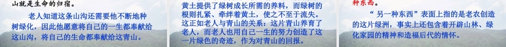 25秋人教统编版-小学语文六年级上册第六单元20 青山不老 课件