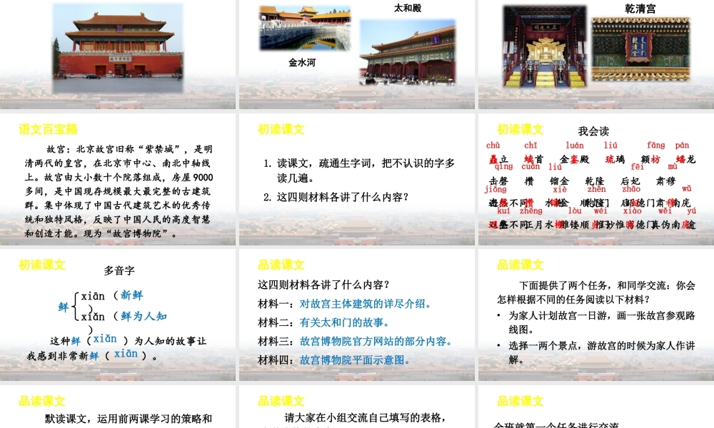 25秋人教统编版-小学语文六年级上册第三单元12 故宫博物院 课件