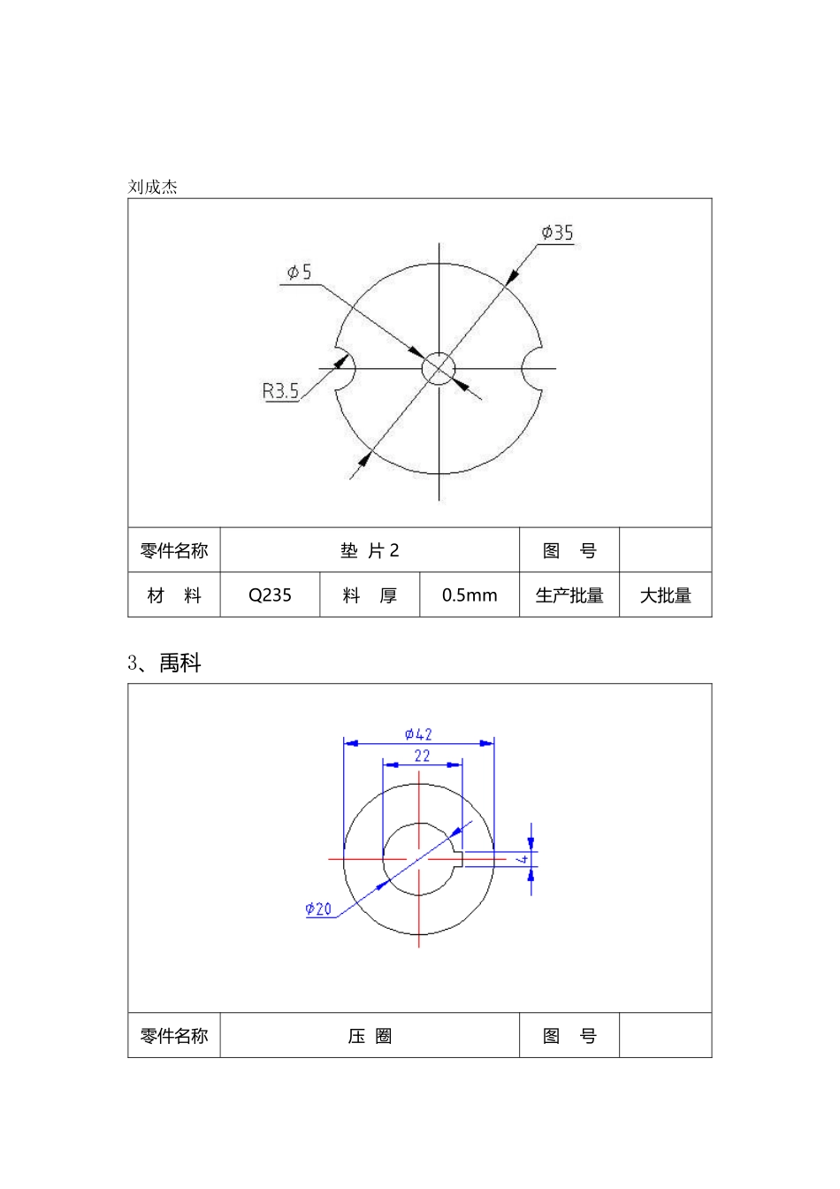 冷冲压模具课程设计题目-_第3页
