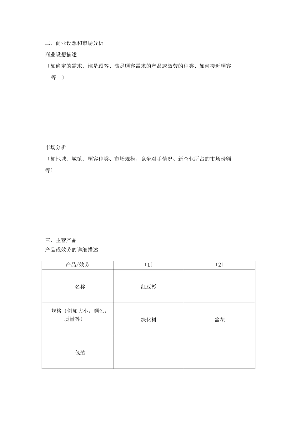 创业方案-投资创业计划书_第3页