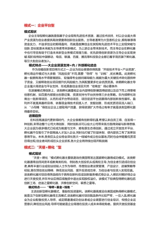 创新孵化器的六大类型