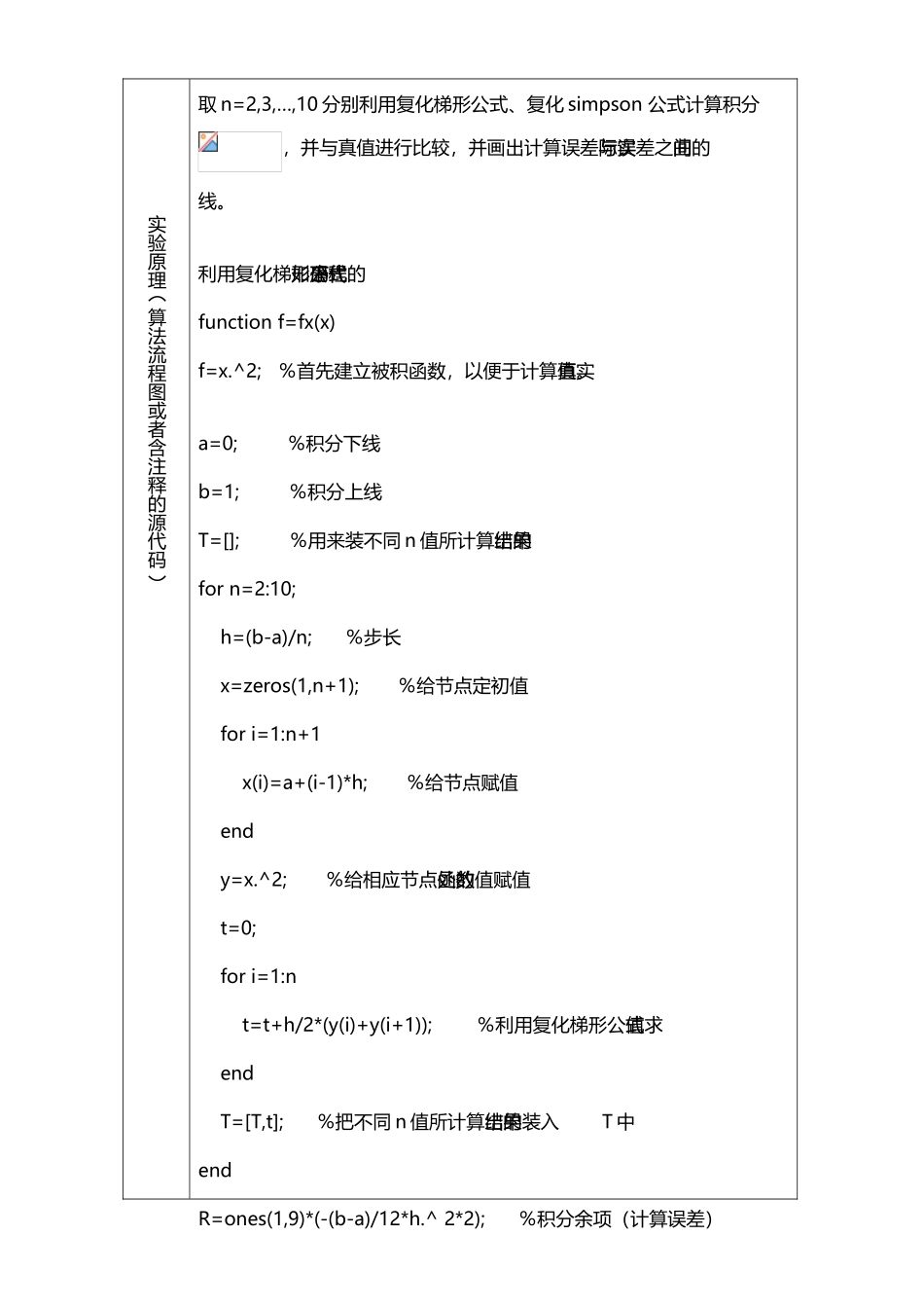 利用复化梯形公式、复化simpson-公式计算积分_第3页