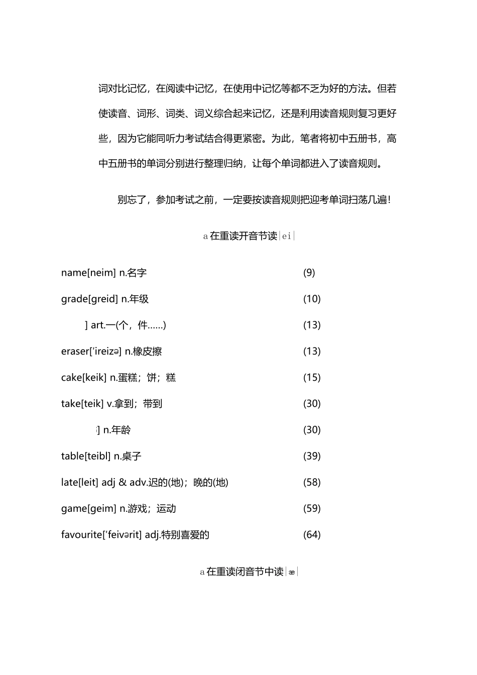 利用读音规则记忆英语单词_第3页