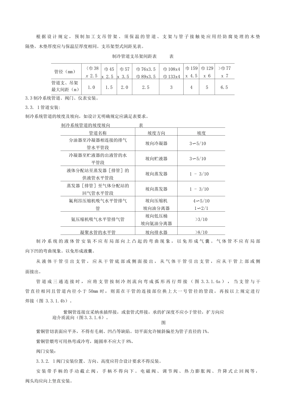 制冷管道安装施工方案_第3页