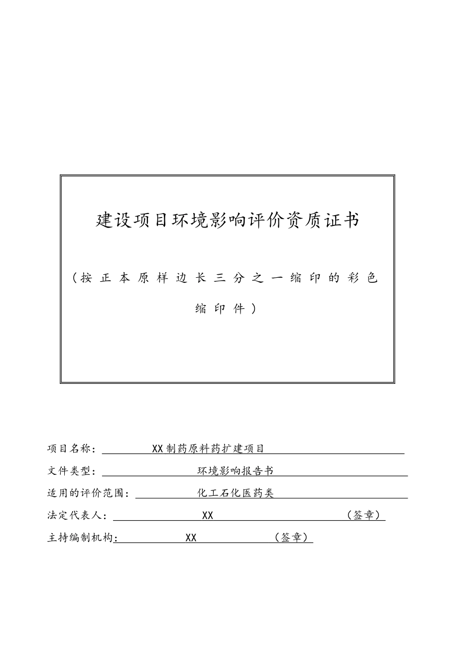制药公司原料药扩建项目环境影响报告书_第2页