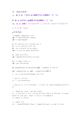 前鼻音和后鼻音的区分技巧