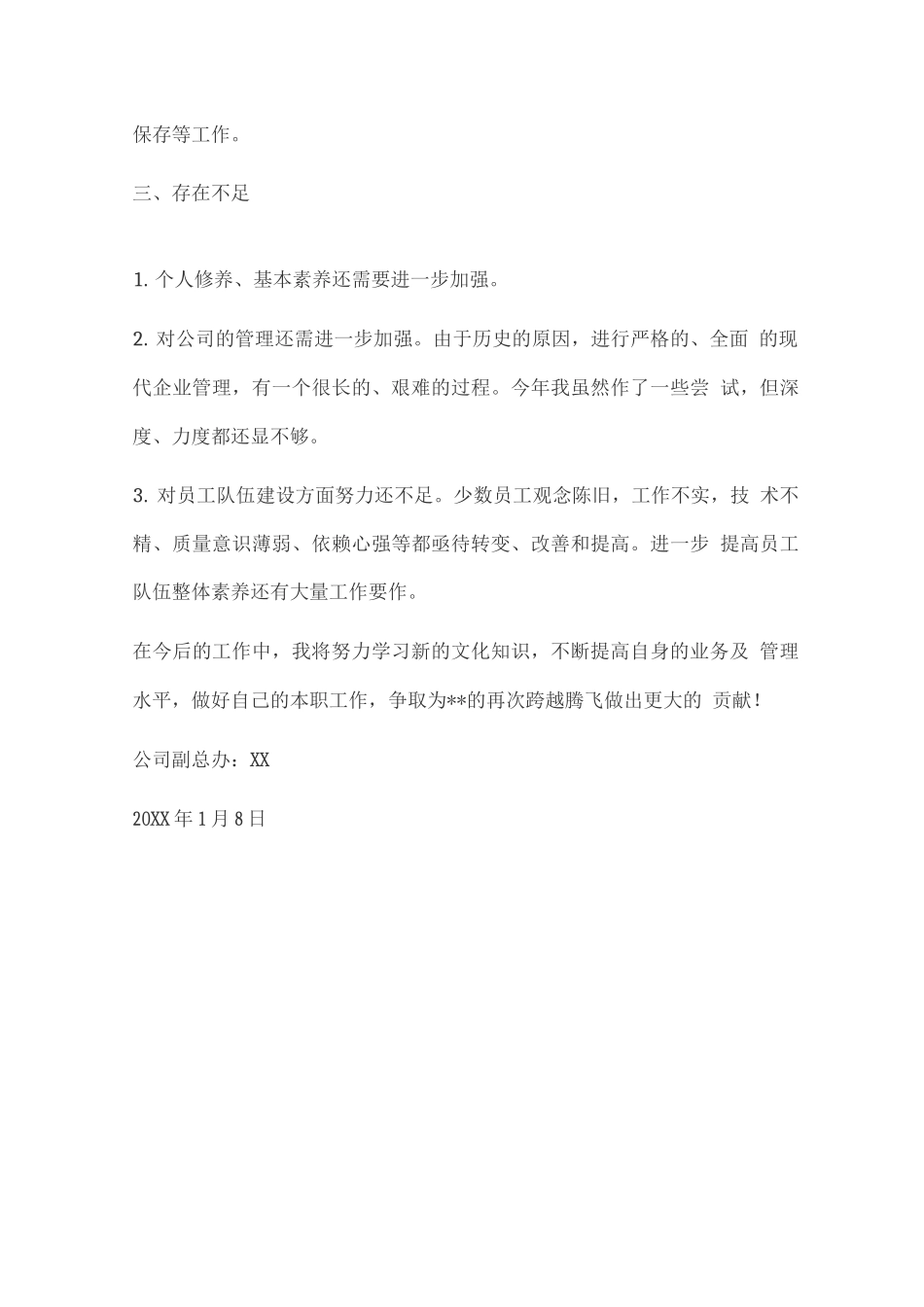 副总经理工作总结_第3页