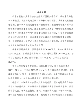 加氢站项目运营方案