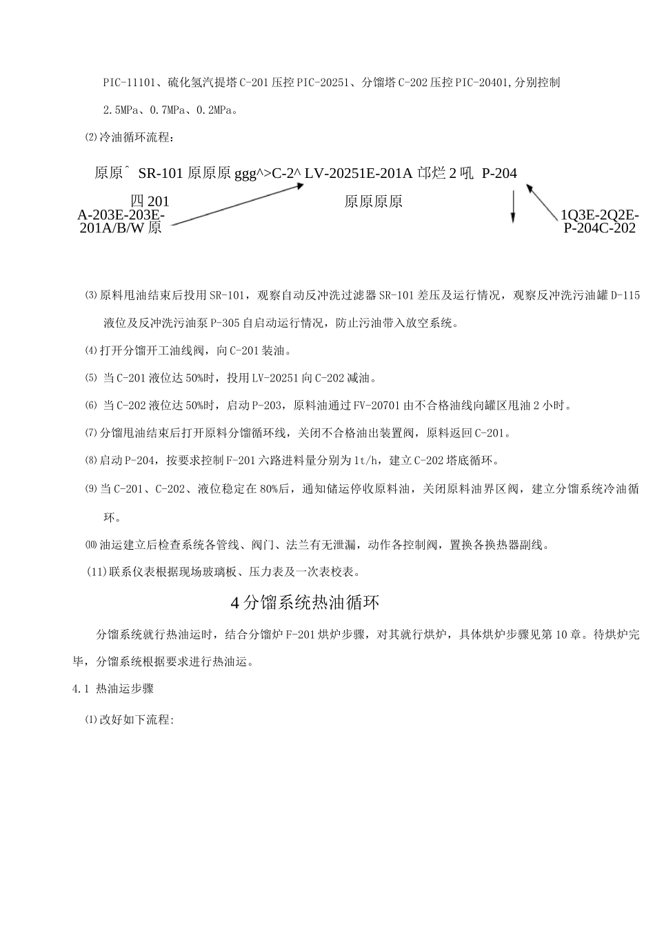 加氢装置原料分馏系统油运方案_第2页