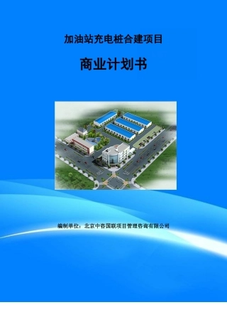 加油站充电桩合建项目商业计划书写作模板