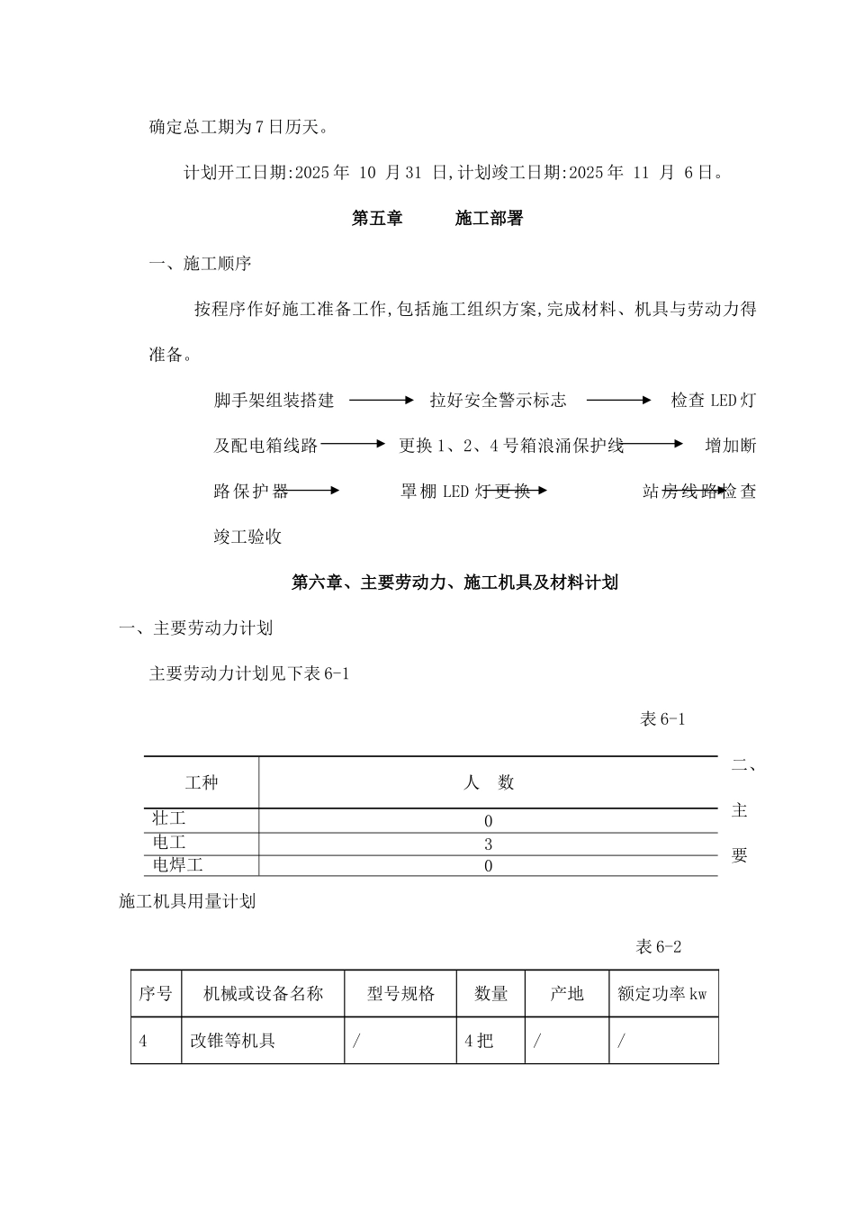 加油站电气线路改造施工方案_第3页