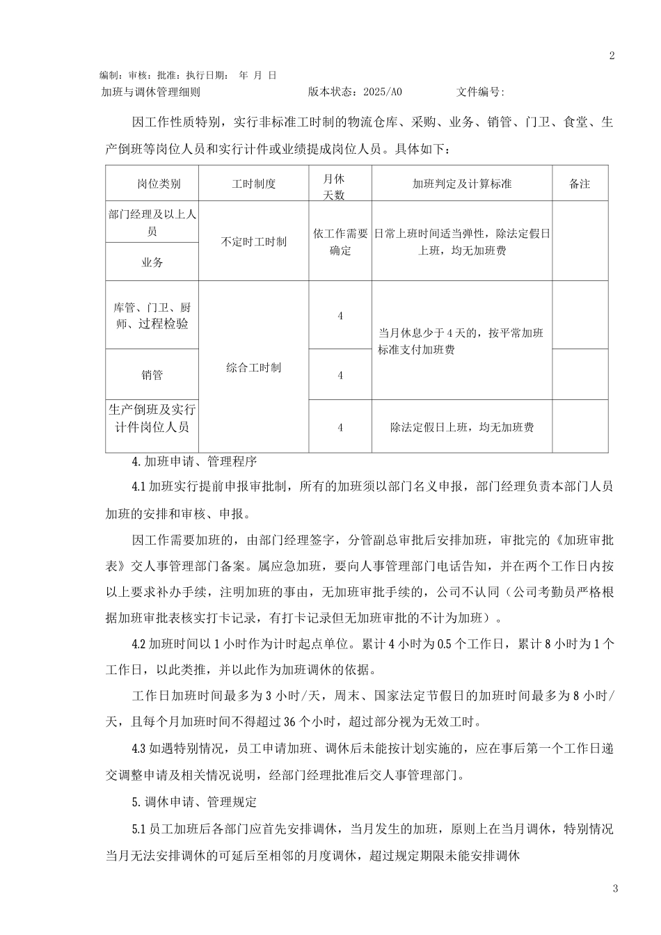加班与调休管理细则_第3页