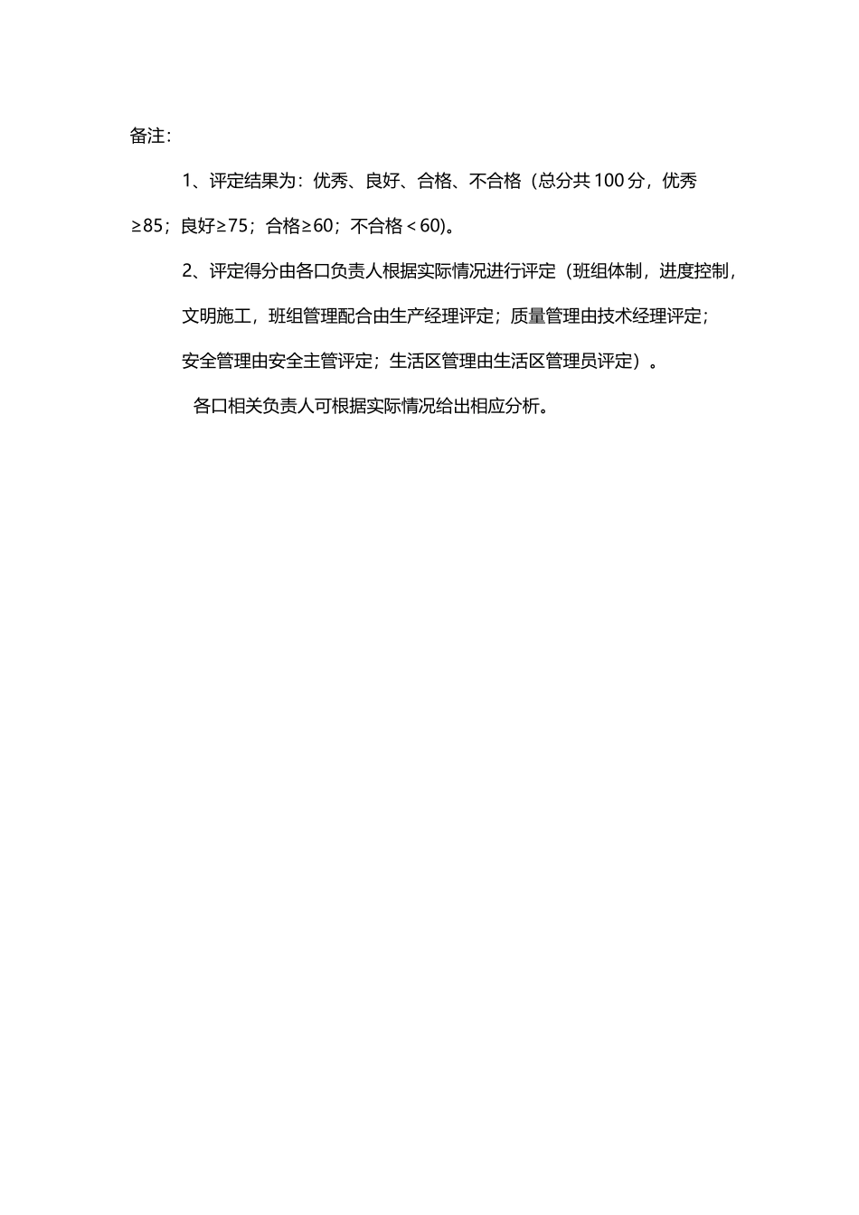 劳务班组考核评分表_第3页