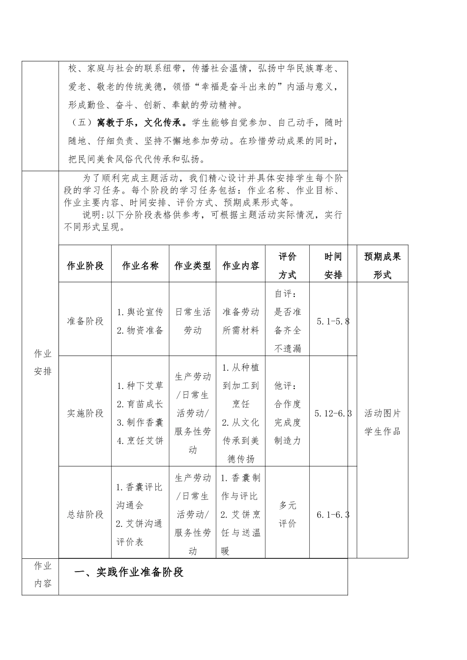 劳动教育作业设计优秀获奖作品_第3页