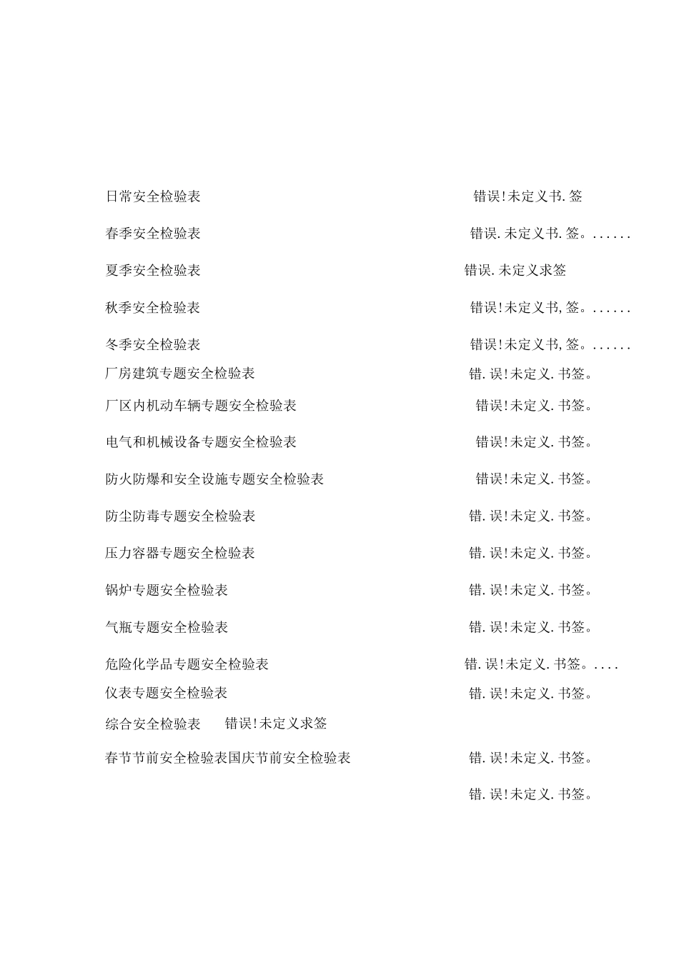 化工企业标准化安全检查表_第2页