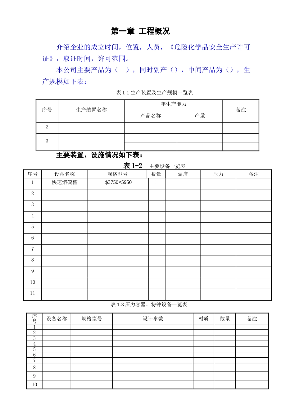 化工项目试生产方案模版_第3页