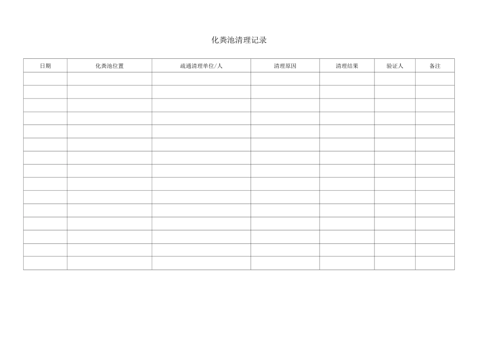 化粪池清理记录2_第1页