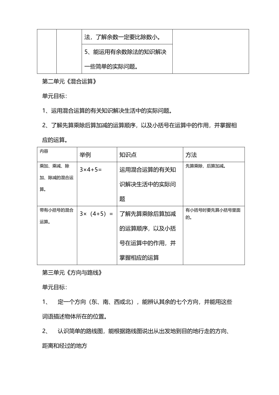 北师大数学二年级下册知识点的整理_第3页