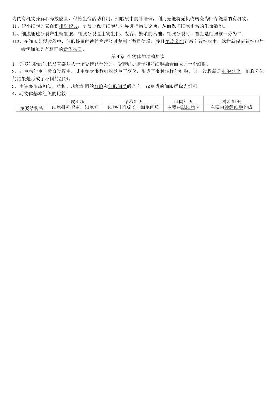 北师大版中考生物复习提纲_第3页