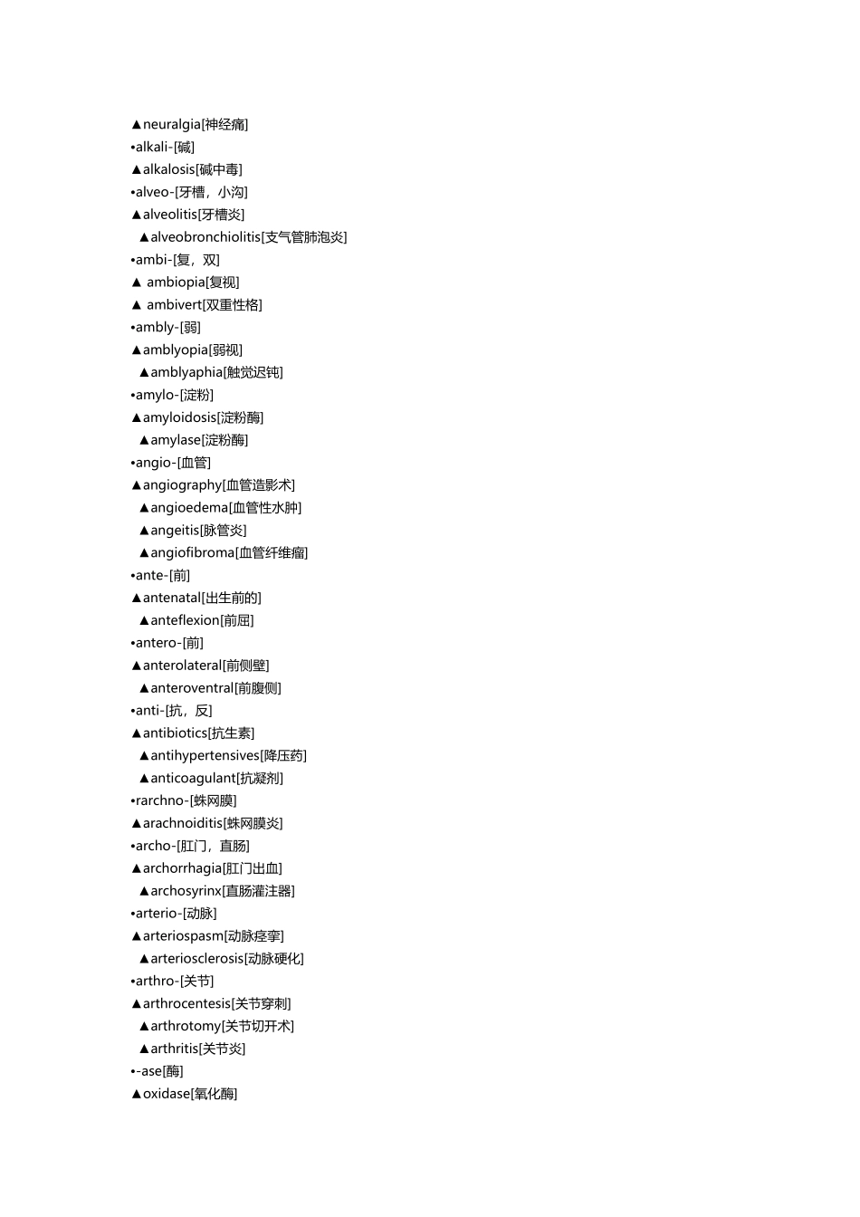 医学词汇词根_第3页