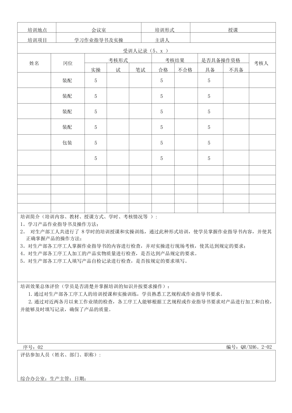 医疗器械培训记录15个_第2页