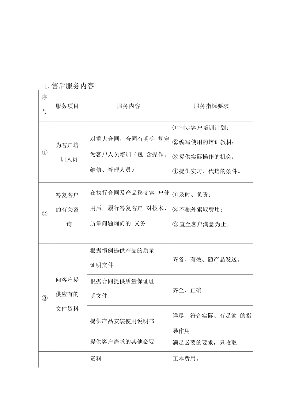 医疗设备供货、培训售后服务方案_第2页