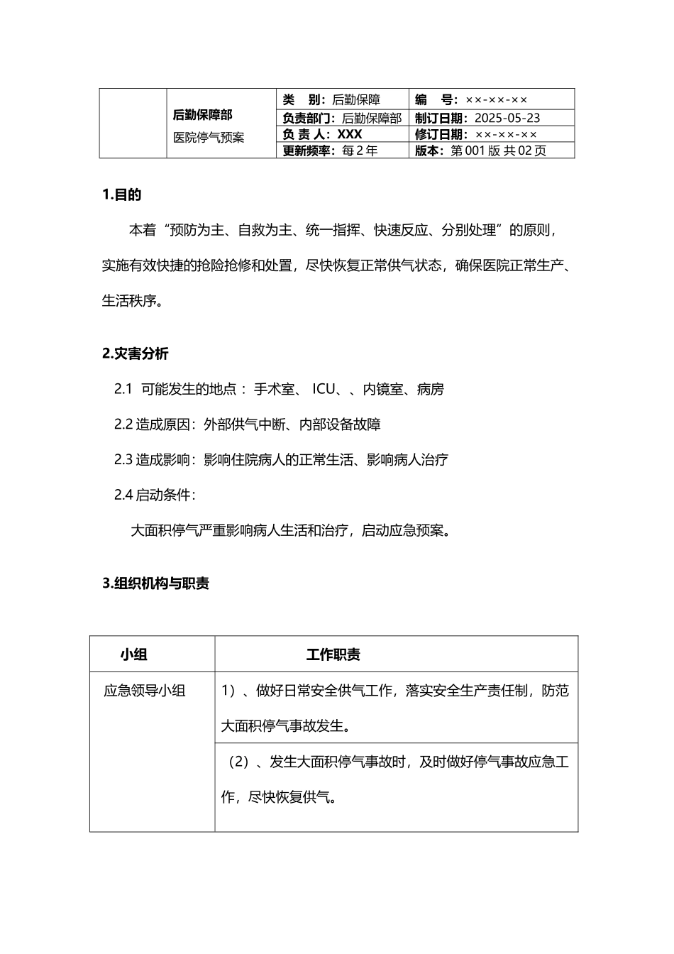 医院停气应急预案_第2页