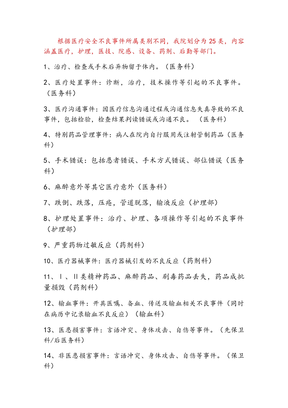 医院医疗不良事件报告制度及激励机制_第2页