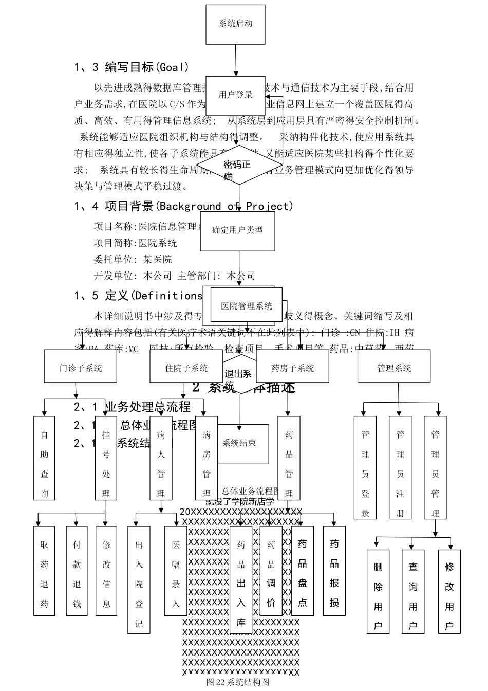 医院管理系统详细设计文档_第2页