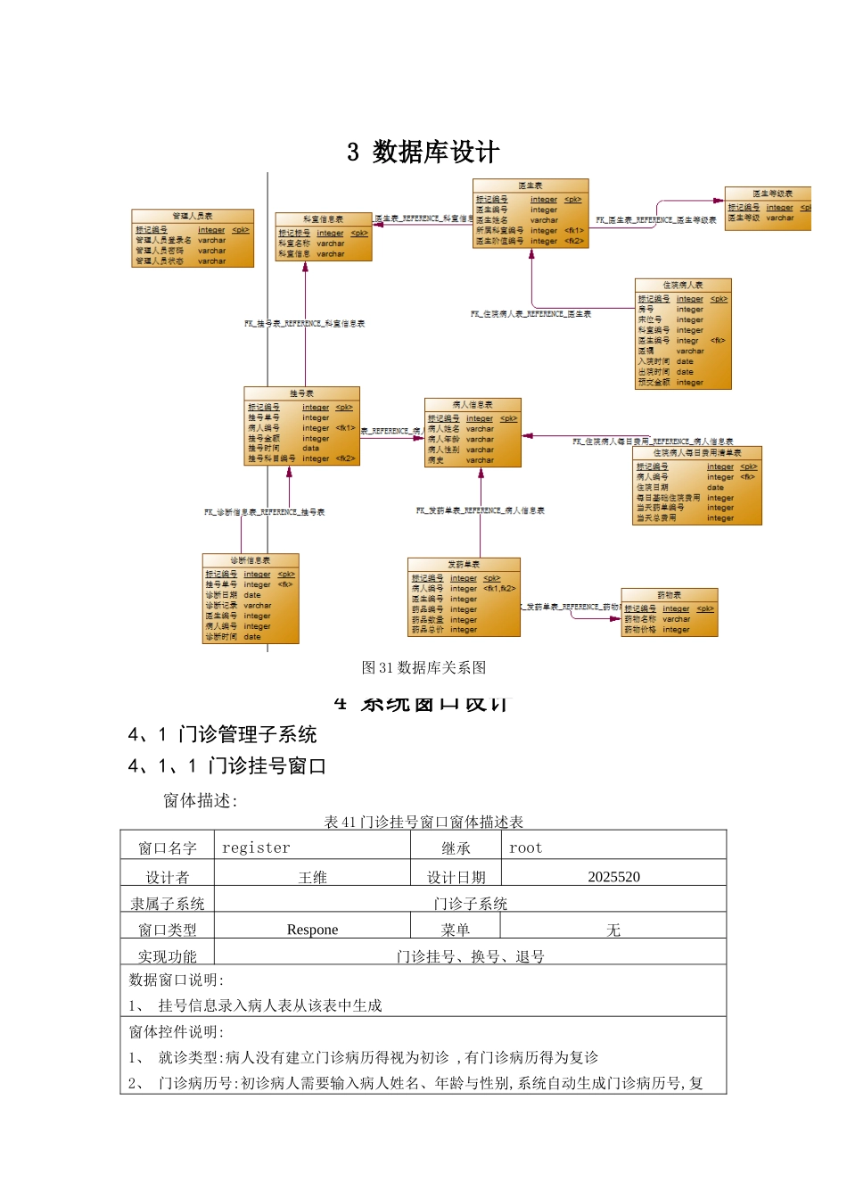 医院管理系统详细设计文档_第3页