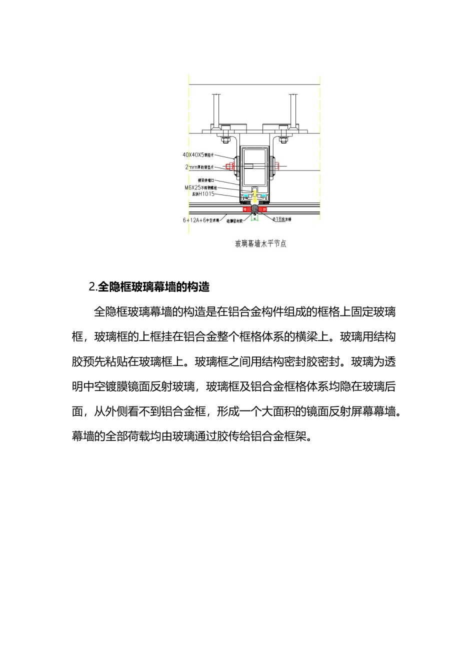 半隐框及全隐框玻璃幕墙的构造与安装_第3页