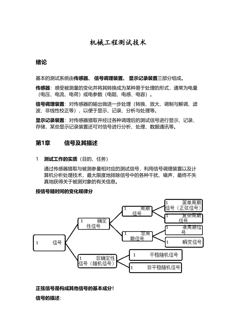 华北理工大学《机械工程测试技术》重点_第2页