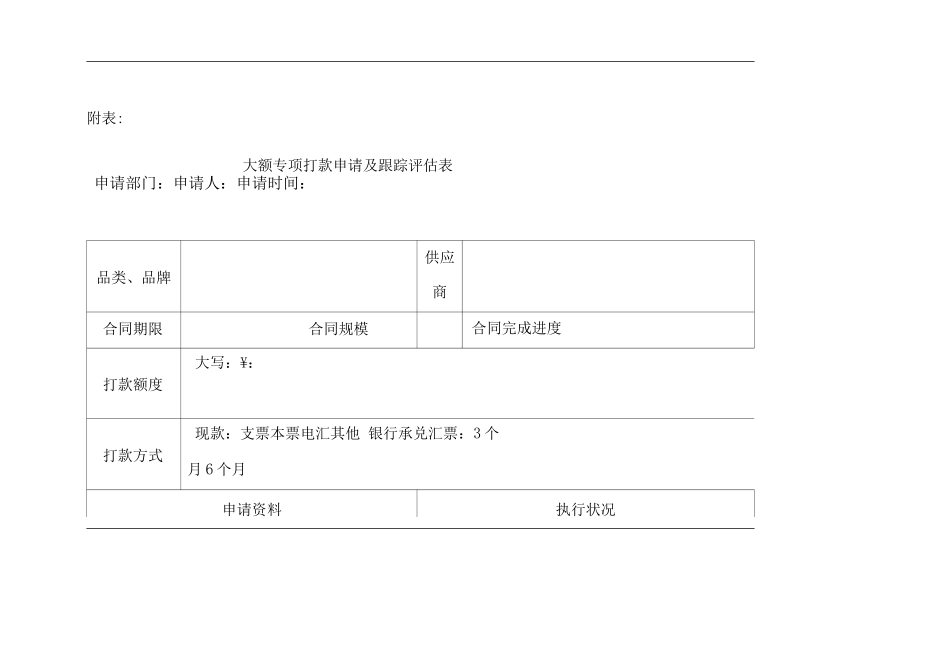 单位公司企业大额专项打款申请及跟踪评估规定_第3页