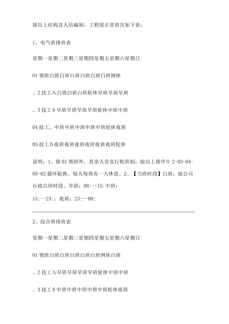 单位公司企业工程部人员结构方案_第3页