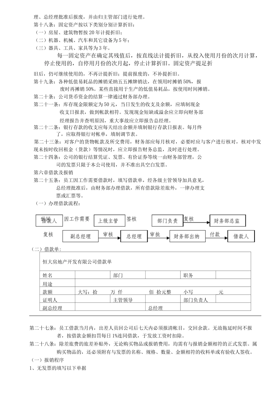 单位公司企业房地产财务管理制度_第2页