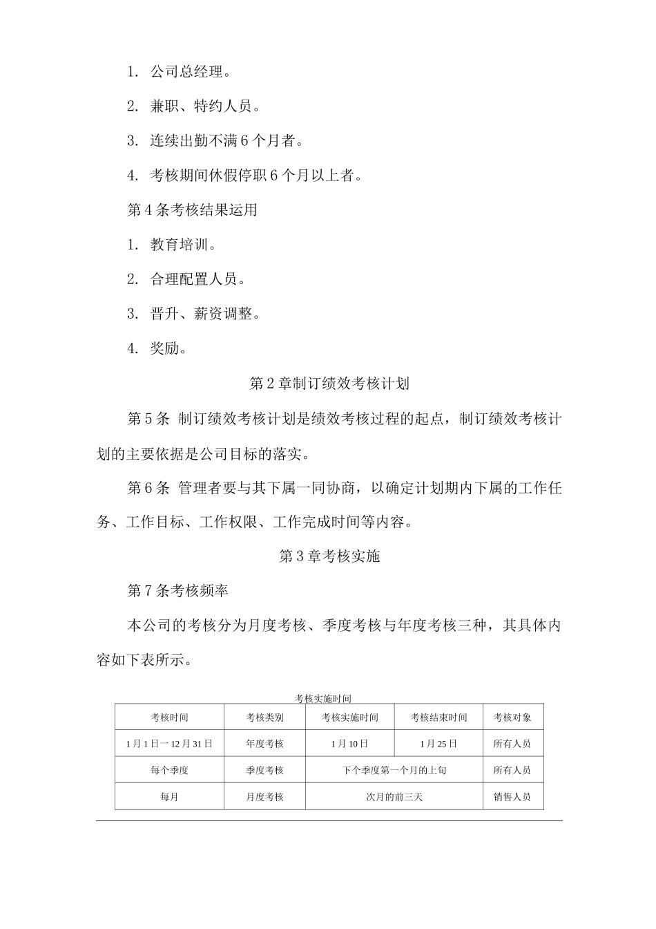 单位公司企业考核细则_第2页