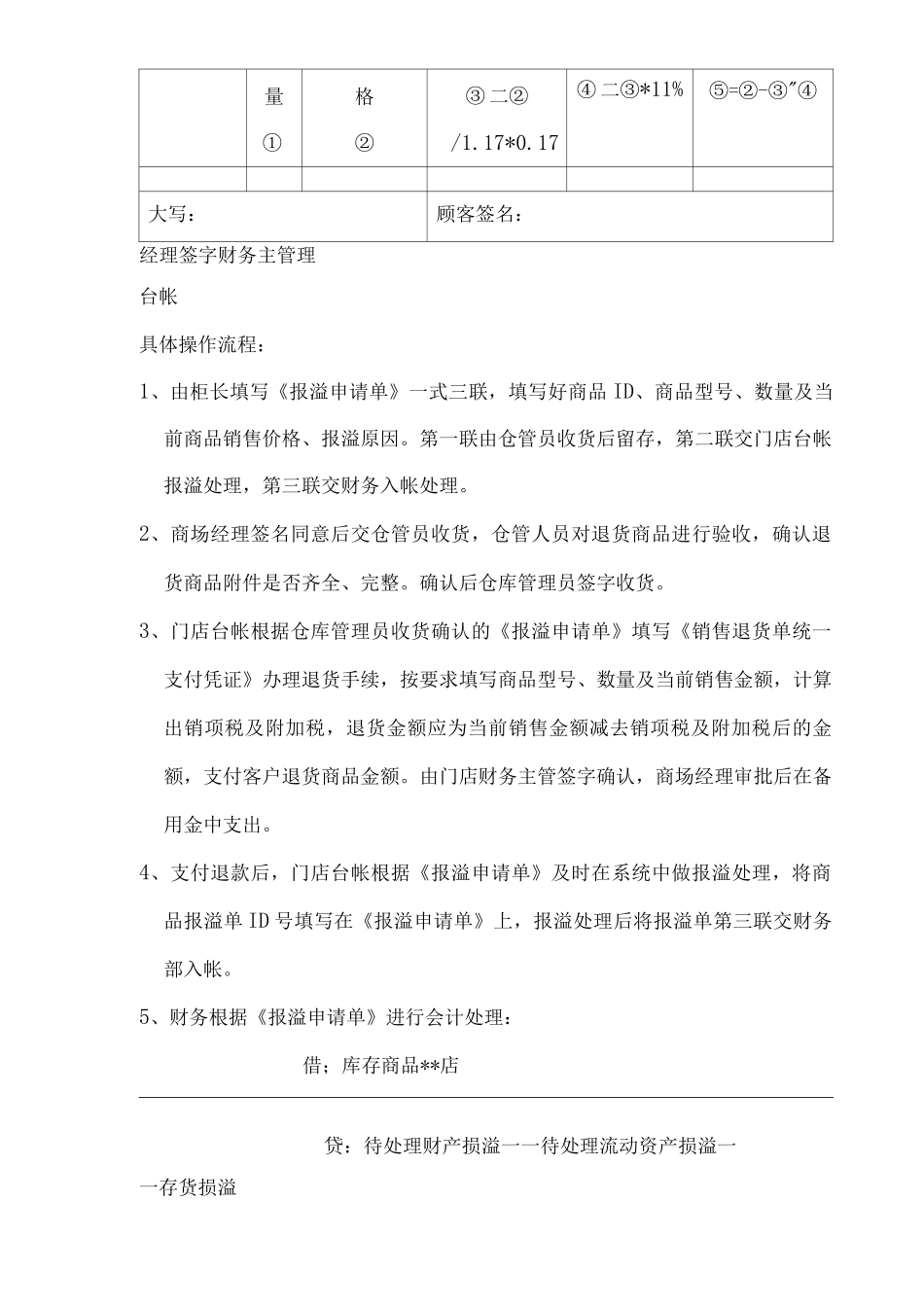 单位公司企业购货发票遗失的退货操作流程_第2页