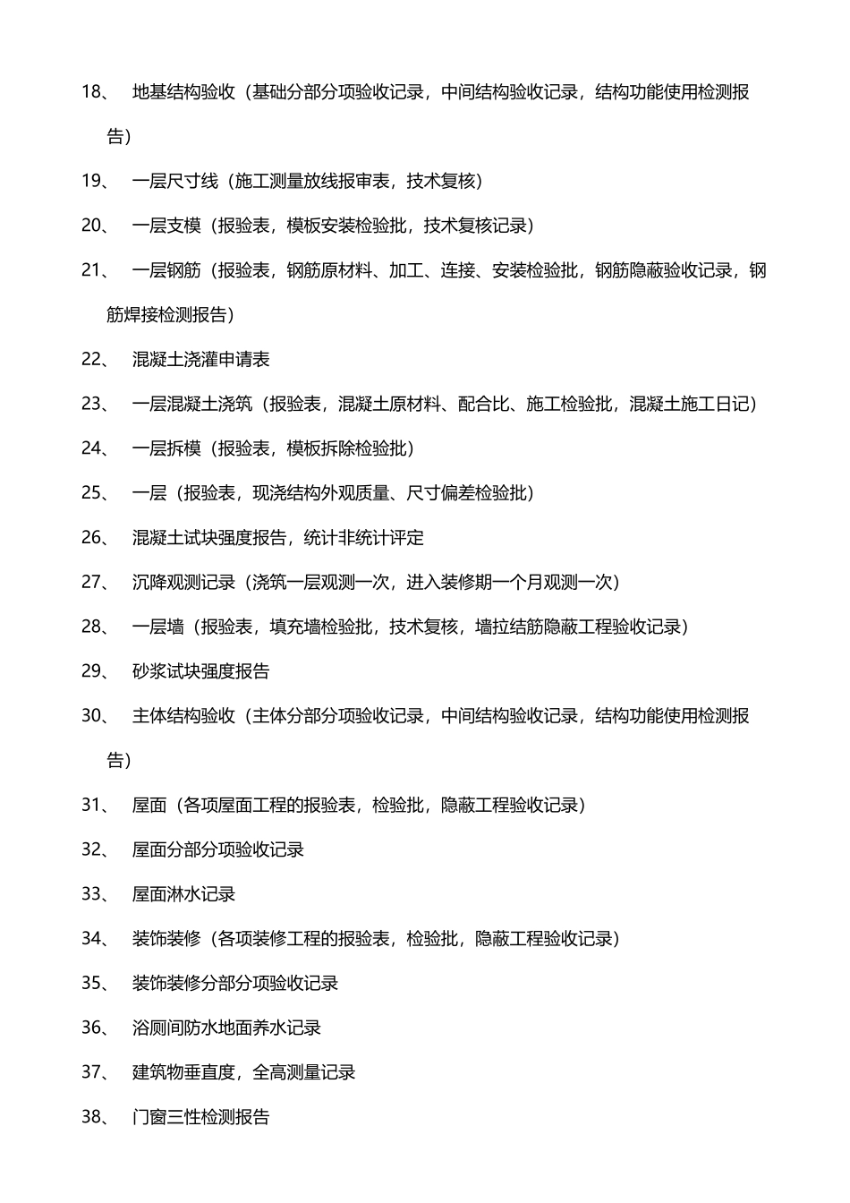 单体工程上报资料顺序_第3页
