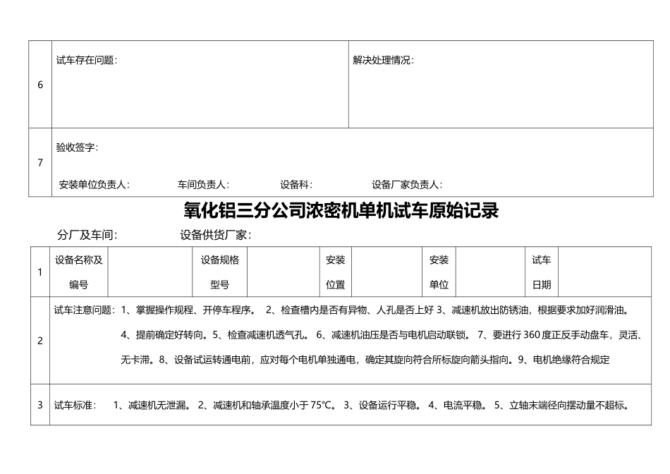 单机试车原始记录表_第3页