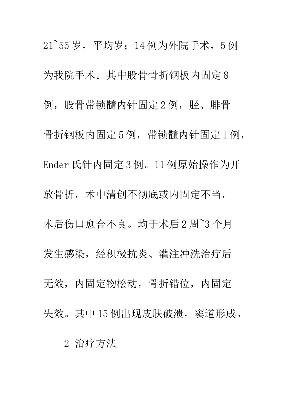 单臂外固定支架在下肢骨感染治疗中的临床运用_第3页