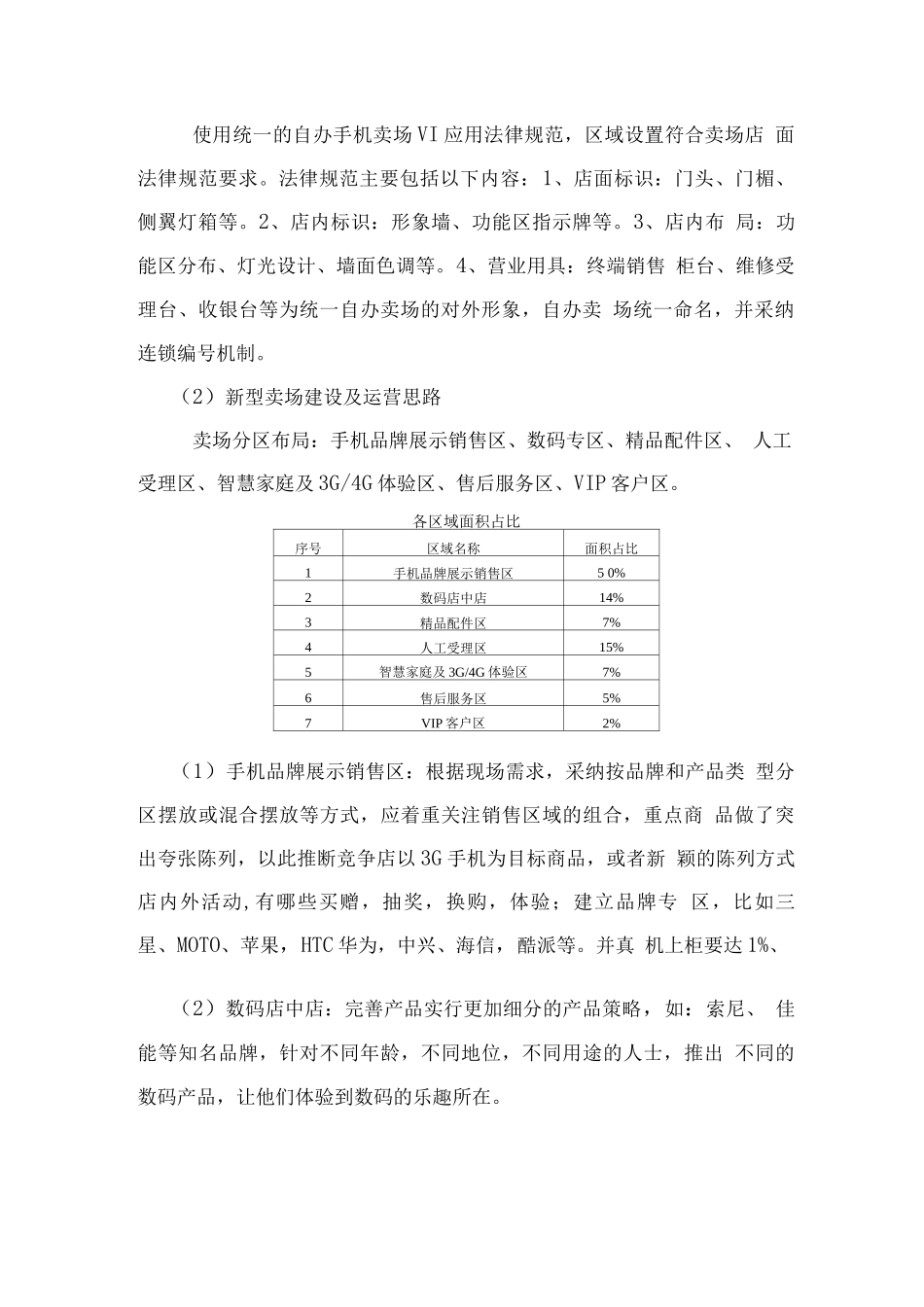 卖场布局和经营方案_第2页