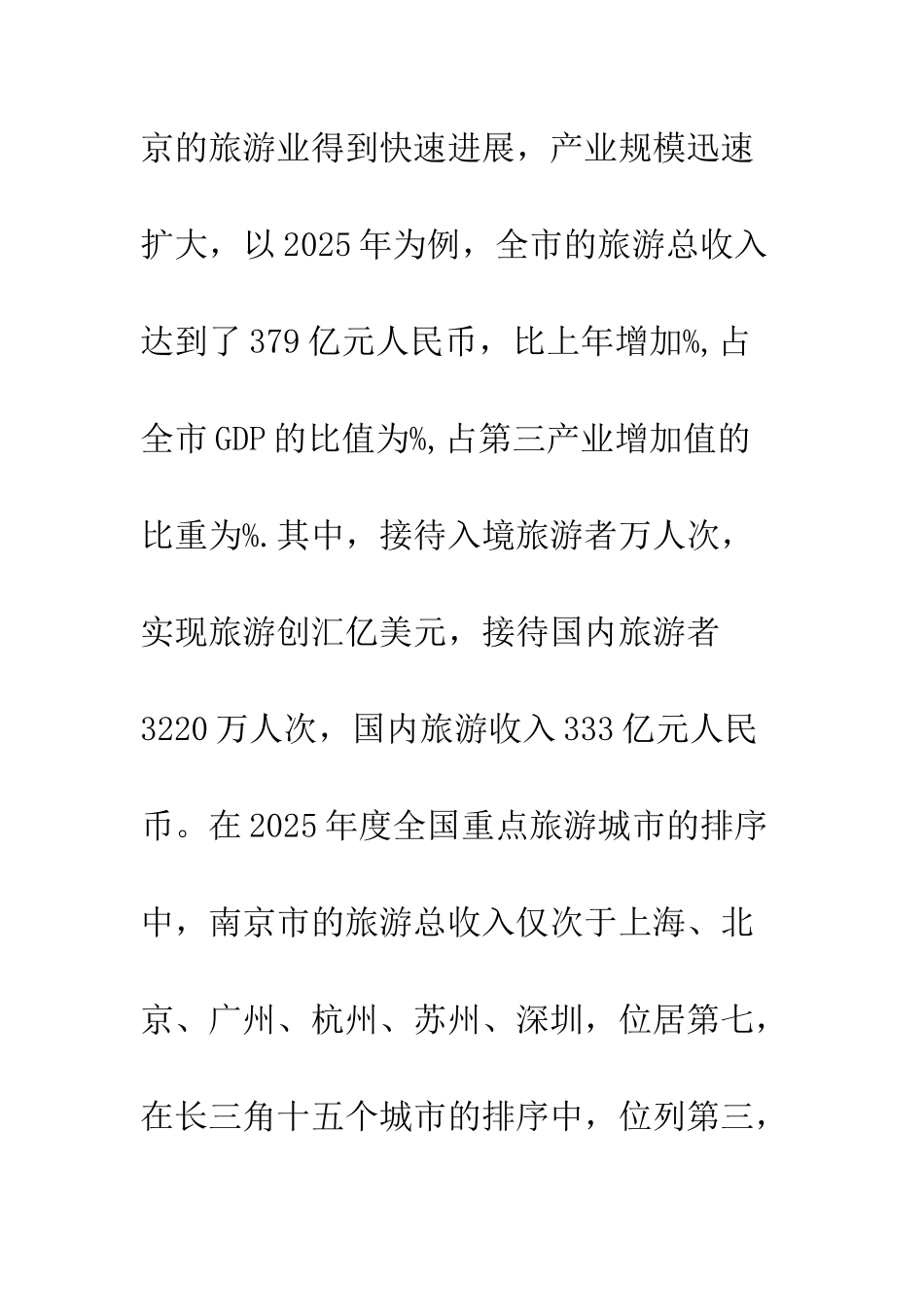 南京旅游业现状与构想_第3页