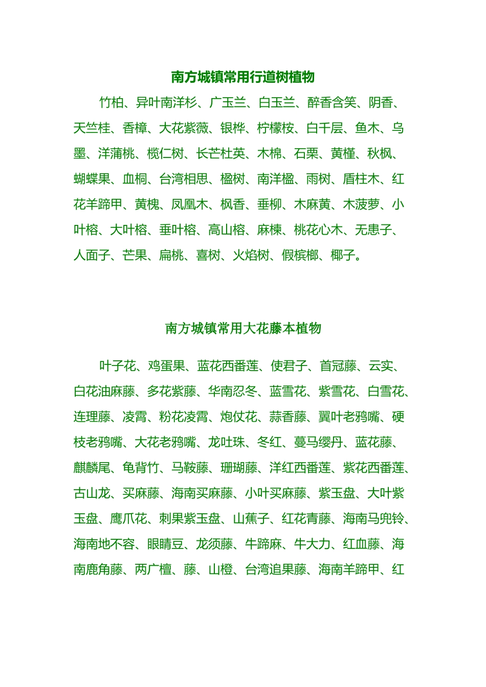 南方城镇常用行道树植物_第2页
