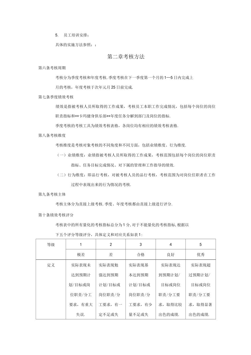 卡玛绩效管理制度_第2页