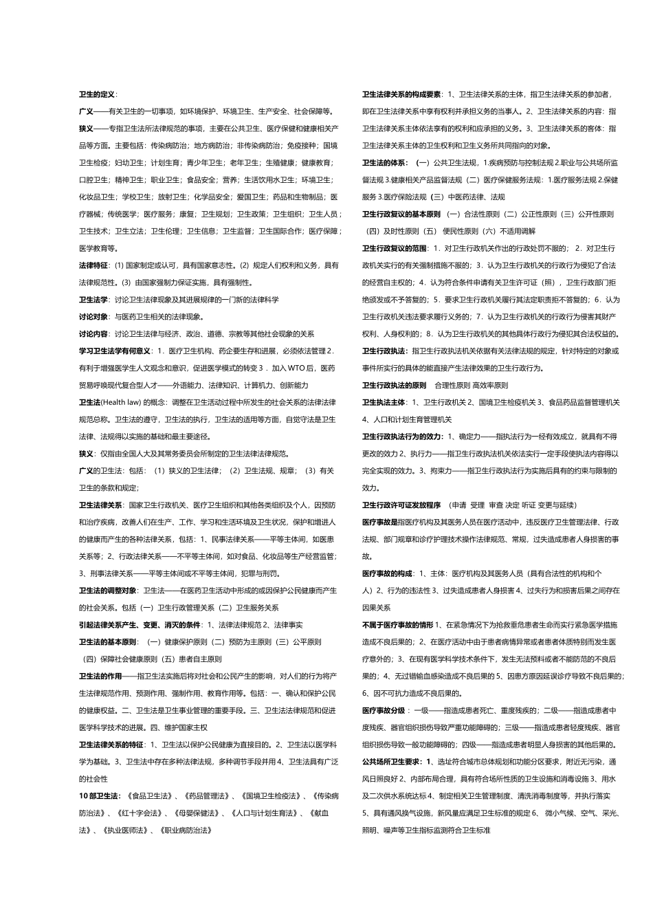 卫生法学考试重点_第2页